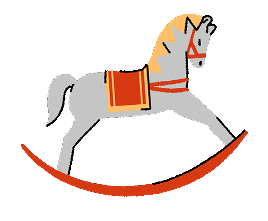 Анимированная лошадка-качалка